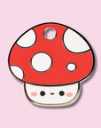 Pet ID Tag - Mushroom