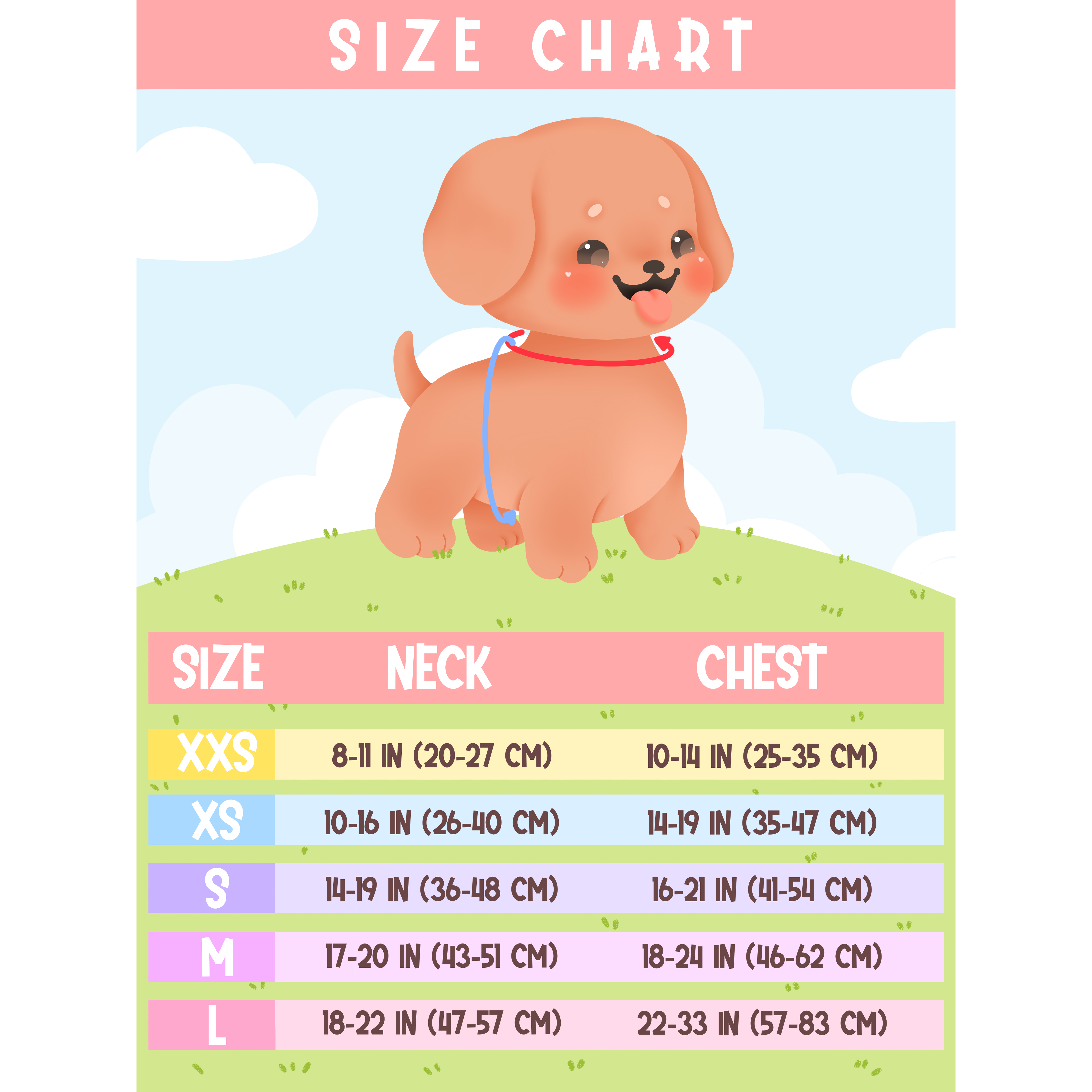 Toy poodle harness size best sale