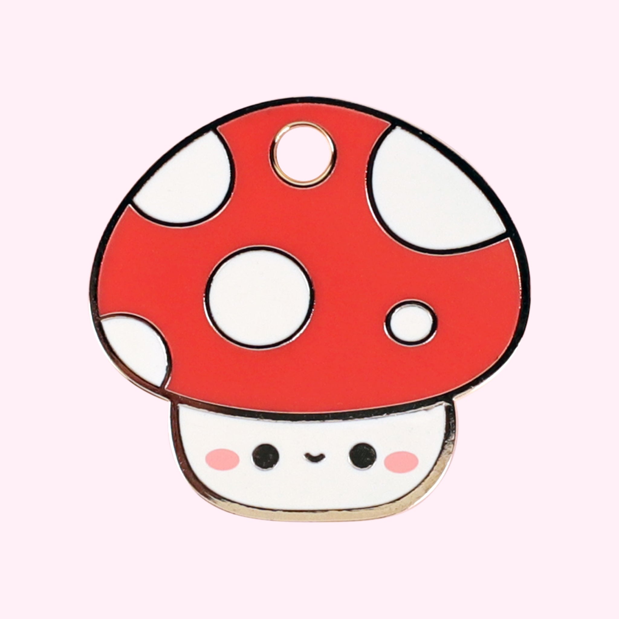 Pet ID Tag - Mushroom