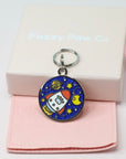Pet ID Tag - Rocket Ship
