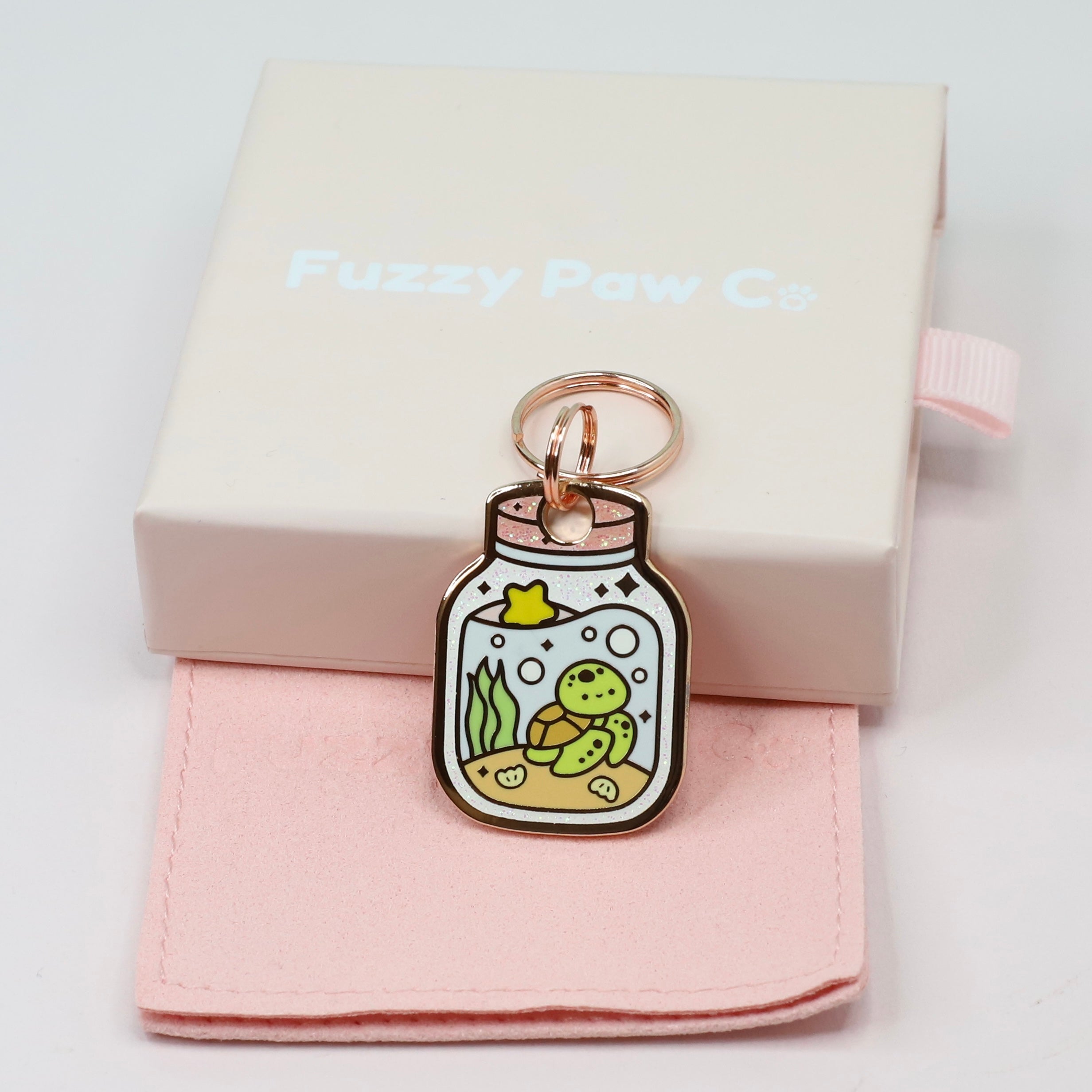 Pet ID Tag - Turtle in a Bottle