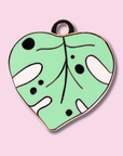 Pet ID Tag - Monstera Leaf