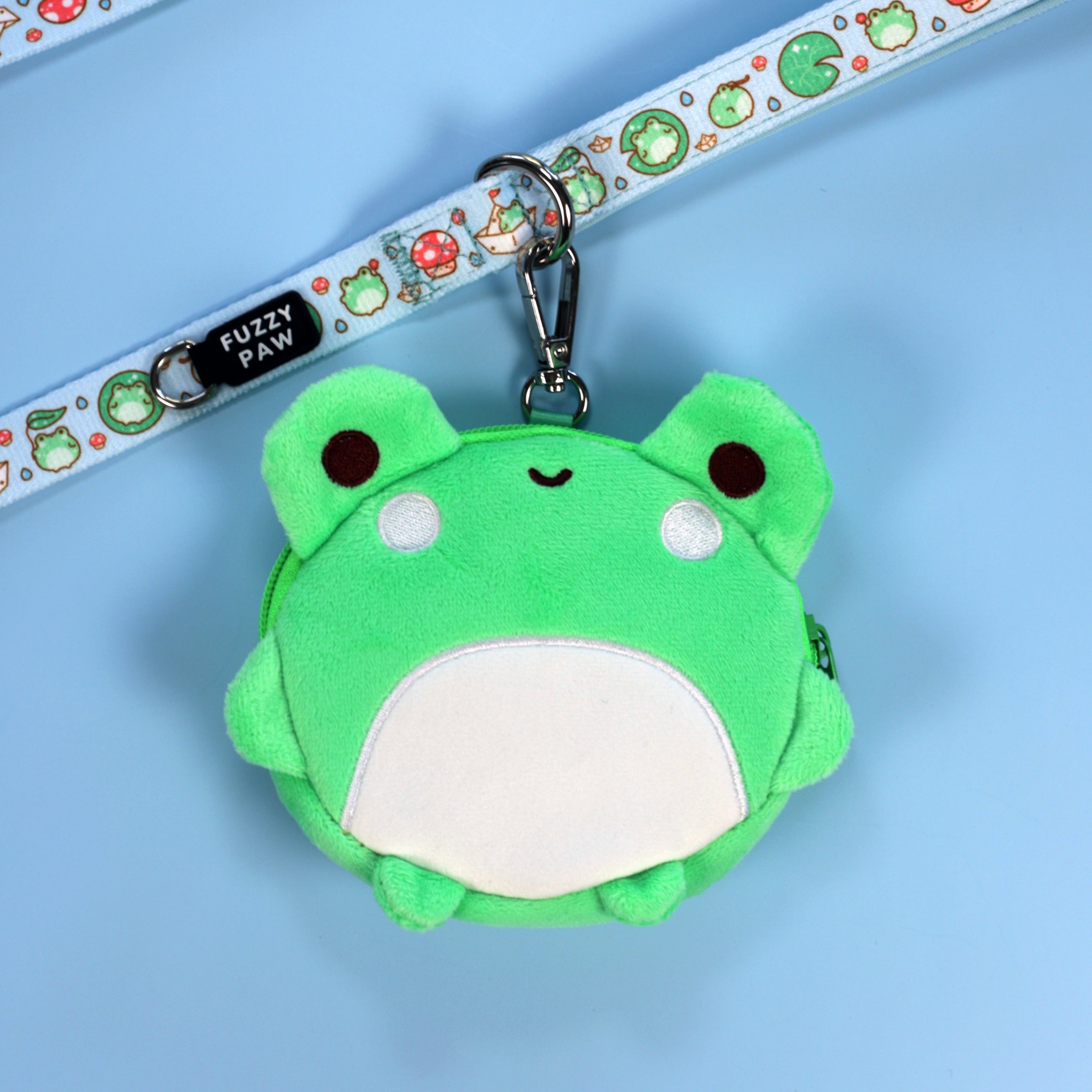 Plush Poop Bag Holder - Froggy – Fuzzy Paw Co