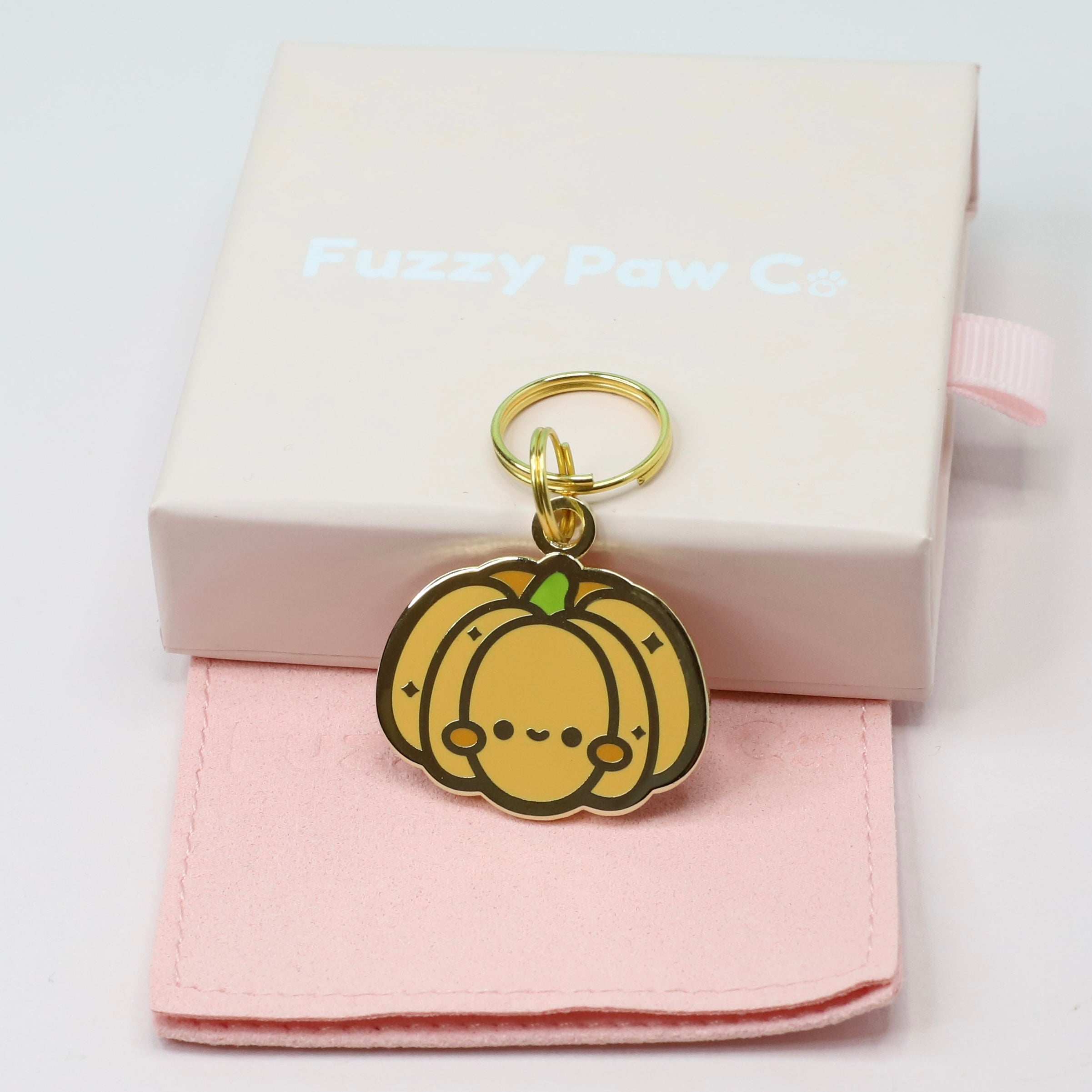 Pet ID Tag - Pumpkin